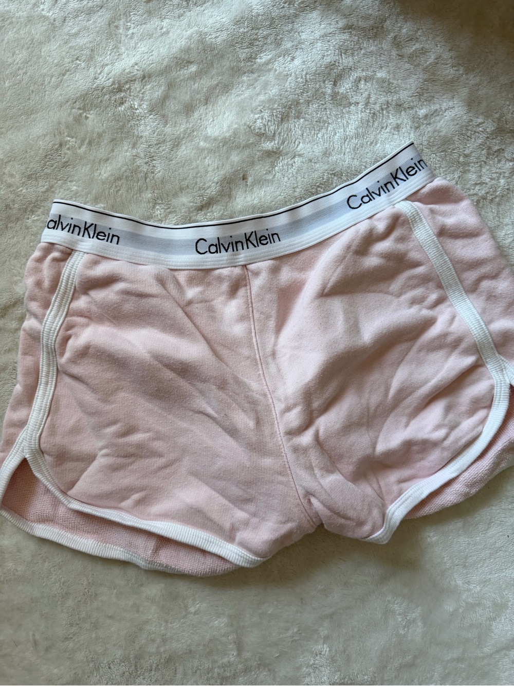 Calvin Klein Modern Cotton Light Pink Shorts